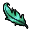 Celestial Green Feather